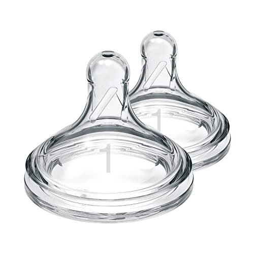 Tetina de Silicone Dr Brown Level 1 0m + X2 DRBROWNS - Bicos e forros para mamadeiras de bebê - silicone, anti-colic, flexível, hipoalergénico