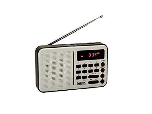 Rádio DAEWOO DRP-122W (Digital - FM/AM - Bateria) Daewoo - Áudio - digital, fm/am, bateria