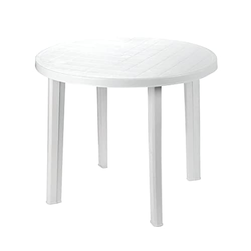 Mesa de Centro PIQUERAS Y CRESPO Progarden (Branco - Aglomerado e Madeira - 90x90x72 cm) Progarden - Mesas de exterior - aglomerado, madeira mdf, 90x90x72 cm