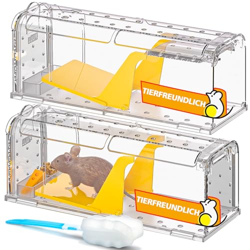 Rato Vivo Trapassem Ratos 2Pcs Alta Sensibilidade Sem Matar TAKRINK - Controle de pragas - alta sensibilidade, sem matar, 2 peças