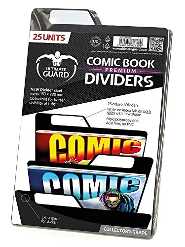 Ultimate Guard 25 Interlâminhas para Comédias Premium Preto Ultimate Guard - Livros - interlaminhas, polipropileno rígido, duráveis, resistentes