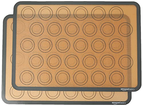 Tapetes de Silicone para Biscoitos AMZBASICS Amazon Basics - Misturas para bolos - silicone, biscoitos, microondas, fácil de limpar