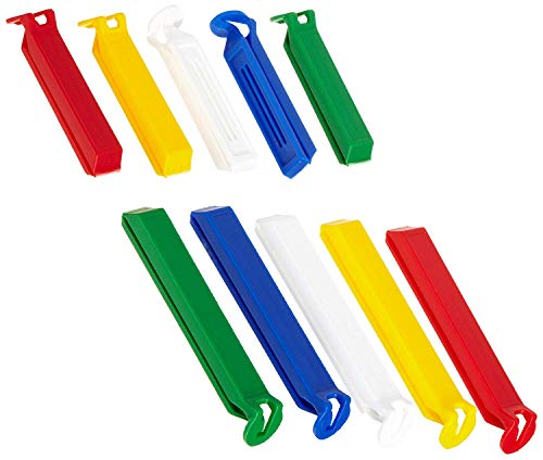 FACKELMANN Aromaclips Tecno 10 peças (Recondicionado Como Novo) FACKELMANN - Tiras de torção e clipes de saco - tecno, 10 peças, recondicionado