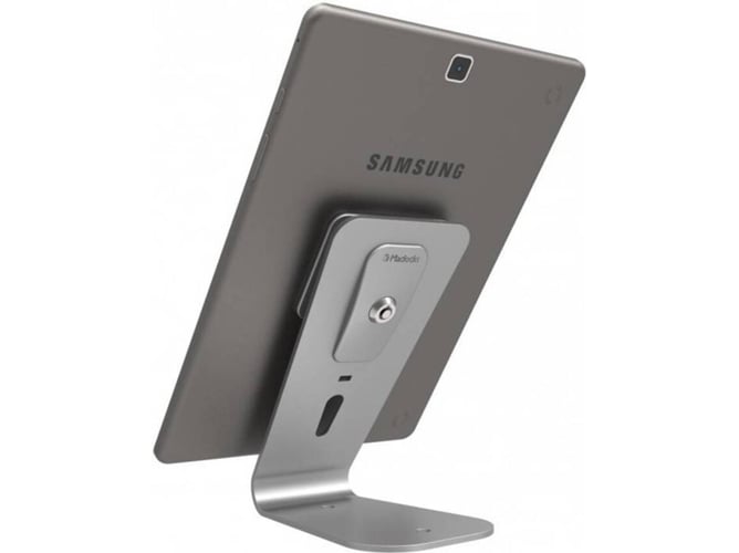 Suporte para Tablet COMPULOCKS The HoverTab Compulocks - Suportes e dock stations para tablets - suporte tablet, compulocks hovertab, placa metálica adesiva, 1,5 cm altura, 60 graus inclinado, base 10 cm