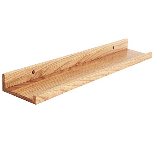 Estante de Parede Ibuyke 60 cm (Madeira) IBUYKE - Prateleiras de parede e ledges - 60 cm, madeira, carvalho branco, 1 kg
