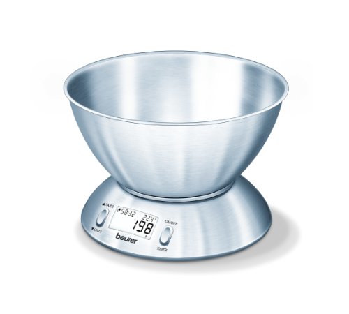 Balança de Cozinha BEURER Ks54 (Capacidade: 5 kg - Precisão: 1 g) Beurer - Balanças de medição - 5 kg, 1 g, visor lcd, retroiluminação