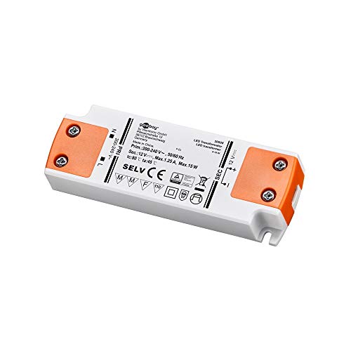 Adaptador de corrente Ledlux 12001.000 | Preto Goobay - Conversores de energia - transformador, preto, 12V