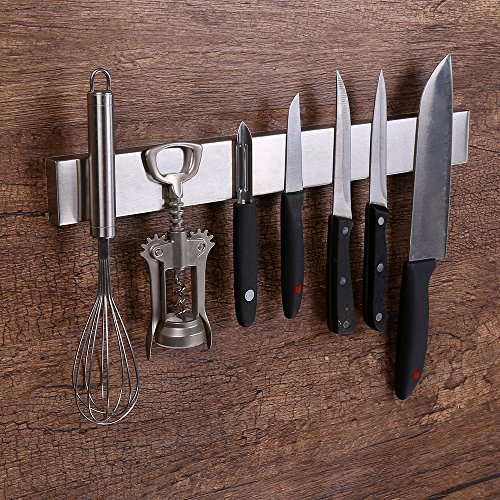 Suporte de Parede para Facas MAGNÉTICA 40 cm Virklyee - Utensílios de Cozinha - suporte, parede, magnética