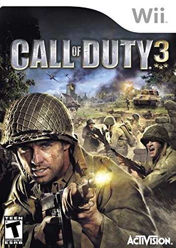 Jogo Wii Call Of Duty 3 (En) (Média e Livros) ACTIVISION - Software de jogos de vídeo - segunda guerra mundial, soldados britânicos, soldados alemães, batalhas