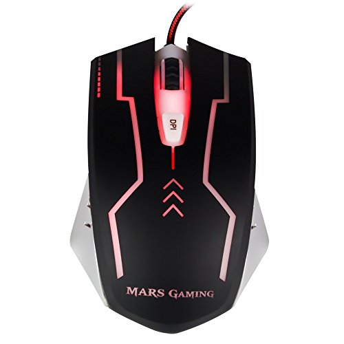 Rato MARS GAMING MM2 (Ótico - 5000 dpi - Preto) Mars Gaming - Ratos e trackballs - 5000 dpi, sensor ótico, ambidestro, botões programáveis