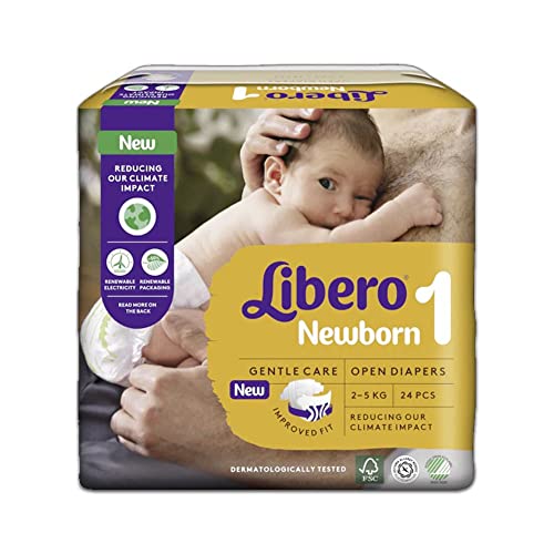 Fralda de Bebé LIBERO Newborn (Tam: 0 a 3 meses) Libero - Roupa interior - 0-3 meses, newborn