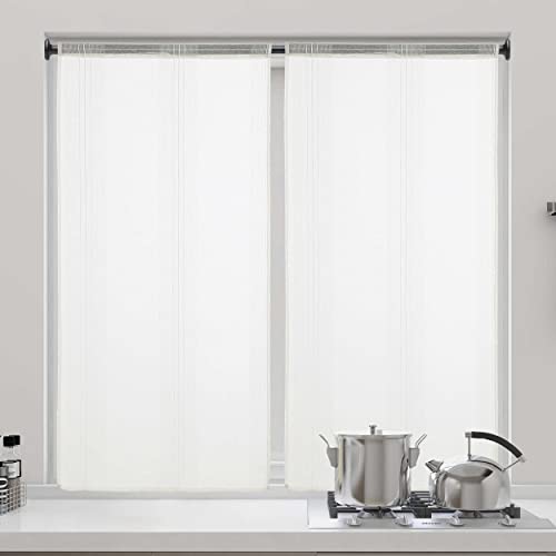 Cortina de Cozinha Dalina Textil | Branco DALINA TEXTIL S.L - Cortinas e cortinados - 180 cm, 270 cm, poliéster, resistente ao calor