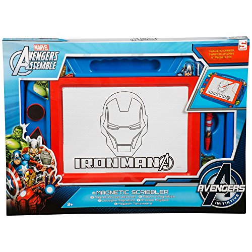 Jogo de Tabuleiro AVENGERS Avengers Scribbler Magnetic (Idade Mínima Recomendada: 6 anos) Sambros - Brinquedos - avengers, magnetic, scribbler, 6 anos