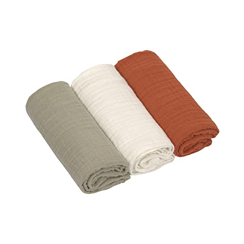 Manta para Bebé LAESSIG Swaddle & Burp Blanket Lässig - Toalhas - confortável, suave, segurança, 0-6 meses