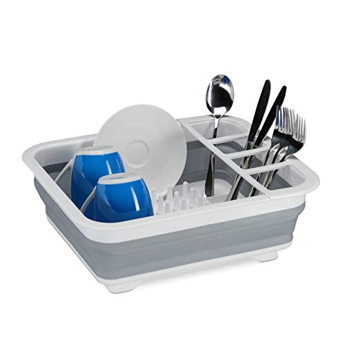 Conjunto de Talheres Relaxdays 10027853_111 | Branco Relaxdays - Escorredores de louça e tabuleiros de escorrer - talheres, relaxdays, branco