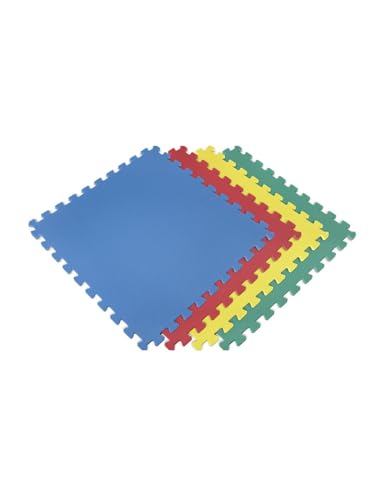 Tapete de Ginástica JARDIN202 Puzzle (Branco - Espuma - 60 x 60 cm) JARDIN202 - Tapetes de ginásio - ginástica, puzzle, branco, espuma