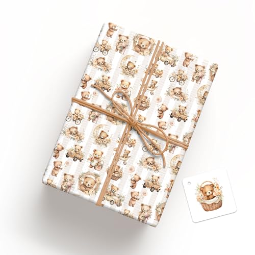 Conjunto de Papel Criativo LINA OFFICINE LINA SRL - Embrulho de presentes - papel criativo, gráficos acuarela, marcadores, 80g/m²