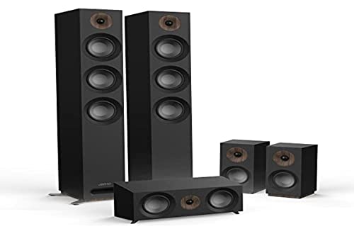 Colunas Monitoras JAMO S 809 HCS Preto e Castanho Jamo - Alto-falantes - colunas, monitoras, preto, castanho, metal