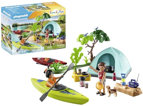 Playmobil Family Fun 71425 Caravan Campsite PLAYMOBIL - Brinquedos - caravan, camping, fogão, mesa, cadeiras