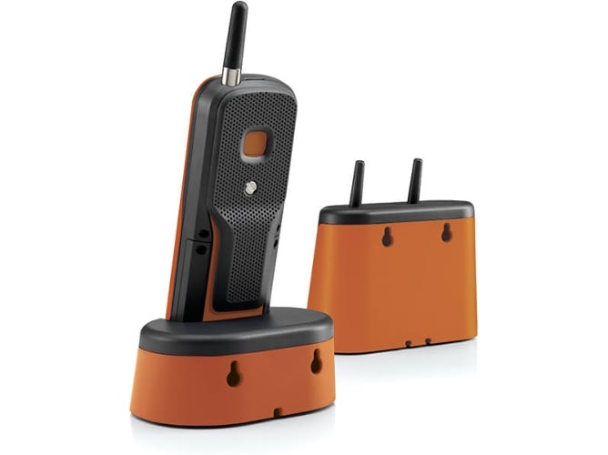 Telefone Motorola O201 Preto, Laranja (Telefone Sem Fios) Motorola - Telefones com fios - sem fio, preto, laranja
