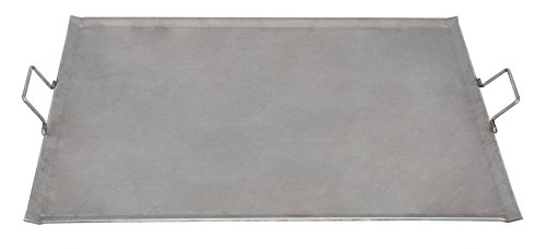 Mesa de Jantar CORTES 38942 (Cinzento - Aço - 50x50x5cm) Flores Cortés - Chapas e grelhadores - metal, elegante, 50x50 cm, aço