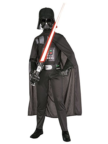 Fato de Menino STAR WARS Darth Vader Preto (Poliéster - Tam: 4 a 6 anos) Rubies - Fantasias - star wars, darth vader, preto, poliéster