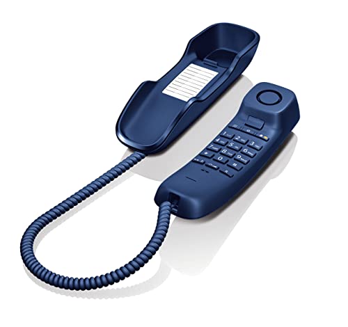 Telefone sem fio GIGASET DA210 Azul, Branco Gigaset - Telefones com fios - wall, desk, azul, com fios