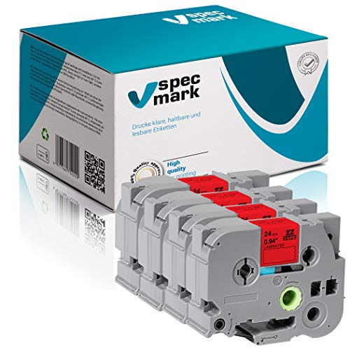 Fita para Etiquetadora SPECMARK TZE455 specmark - Consumíveis de impressora - compatível brother, preto, TZ-455