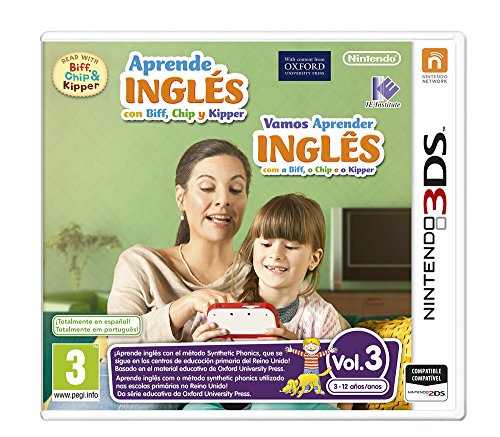 Jogo de consola Nintendo 3DS Aprende Inglês com a Biff, o Chip e o Kipper - Vol.3 Nintendo - Software de jogos de vídeo - nintendo 3ds, aprende inglês, biff chip kipper