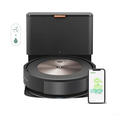 Aspirador Robô iRobot Roomba Combo J5+ (Autonomia 120 min) iRobot - Aspiradores - autonomia 120 min, 2 em 1, 0,3 litros, detecção de sujidade