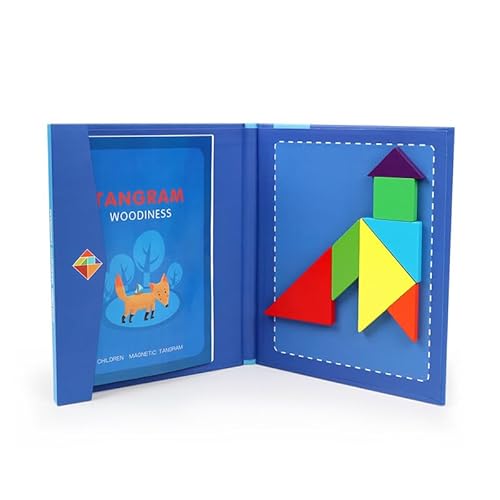 Jogo Educativo NIWWIN Magnetic Tangram (Idade Mínima: 3) NIWWIN - Quebra-cabeças mecânicos - magnético, tangram, aprendizagem, 3 anos