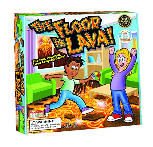 Jogo de Tabuleiro THE FLOOR IS LAVA! (Idade Mínima Recomendada: 5 anos) Goliath - Jogos - jogo de tabuleiro, lava, idade mínima 5 anos