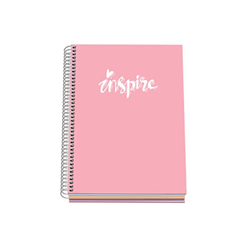Caderno DOHE (A5 - 21x15cm - Multicor) DOHE - Cadernos e bloco de notas - capa fotorrealista, 90g/m, margens destacáveis, bolsa interna