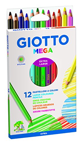 Lápis de Cor GIOTTO Lyra (12 Cores - 4.5 x 8.2 cm) Giotto - Lápis - 12 cores, 4.5 x 8.2 cm, super resistente, 55mm