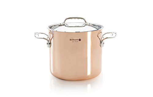 Panela Alta Em Cobre E Inox Prima Matera DA DE BUYER DE BUYER - Panelas de pressão - cobre, inox, alta, indução