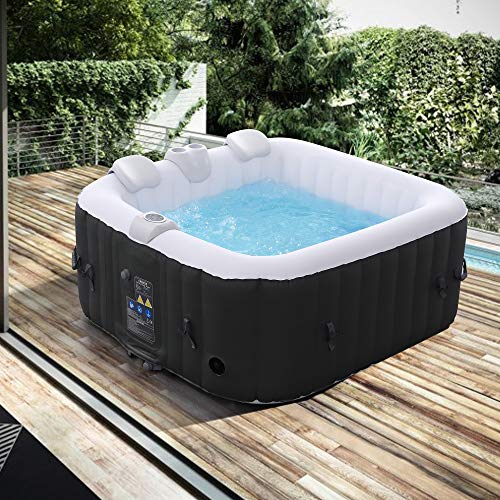 Banheira e SPA AREBOS AR-HE-SPA4SA (Branco - 100x60 cm) AREBOS - Spas - 100x60 cm, filtragem, 4 pessoas, pvc