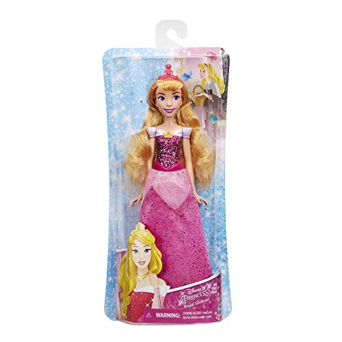 Boneca DISFRAZZES Princess Aurora Royal Shine (Idade Mínima Recomendada: 3 anos) Hasbro - Bonecas - cabelo longo, vestido brilhante, corpete purpurina, diadema