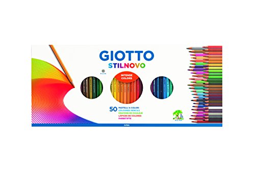 Lápis de Cor GIOTTO 257300 (Multicor - 12 Tabletas) Giotto - Lápis - multicor, 12 tabletes, mina 3,3mm, hexagonal