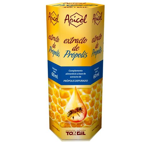 Suplemento Alimentar APICOL Propólis (60 ml) Tongil - Vitaminas e suplementos - propolis, suplemento alimentar, 60 ml