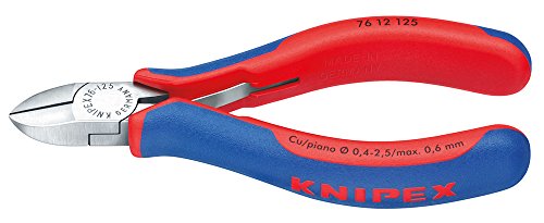Knipex 76 12 125 alicate Alicate de corte diagonal KNIPEX - Ferramentas para fios e cabos - 125 mm, 125 cm, diagonal corte