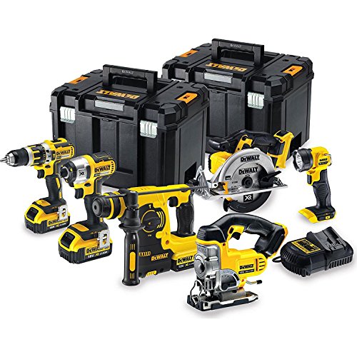 Conjunto de Ferramentas de Jardim DEWALT DCK699M3T Dewalt - Conjuntos de ferramentas elétricas - talhador, serra circular, atrelado de impacto, lâmpada LED