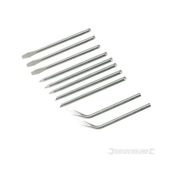Conjunto de Pontas para Soldar SILVERLINE 196507 Silverline - Acessórios para ferro de soldar - conjunto, pontas, soldar