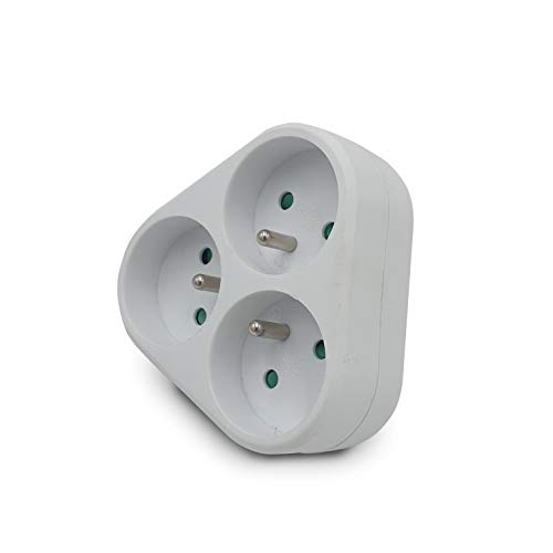 Extensão Elétrica VELAMP 300001 (3 Tomadas) Velamp - Fios e cabos elétricos - 3 tomas, proteção, sem indicador