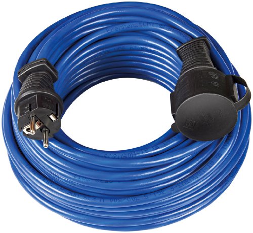 Cabo de Alimentação BRENNENSTUHL (10 m - Preto) Brennenstuhl - Fios de extensão - 10 m, preto, round plug, round socket