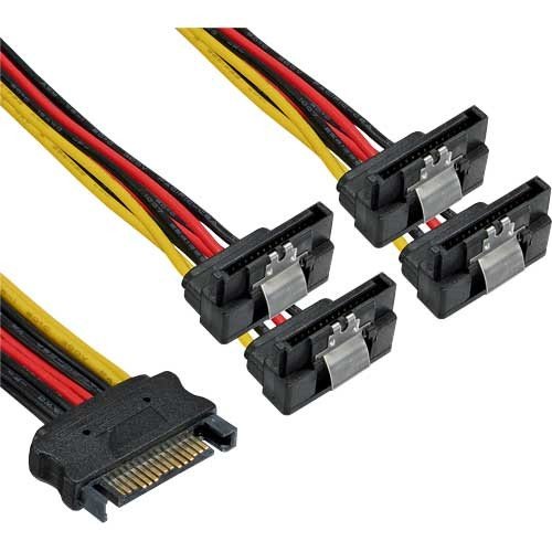 Cabo de Dados INLINE (SATA - 15 cm - Preto) InLine - Cabos de sistema e alimentação - sata, 15 cm, preto