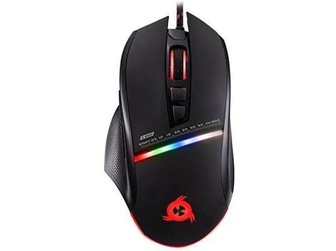 Rato Gaming KLIM Skill (Ótico - 8000 dpi - Preto) KLIM - Ratos e trackballs - 8000 dpi, óptico, usb, 7 teclas