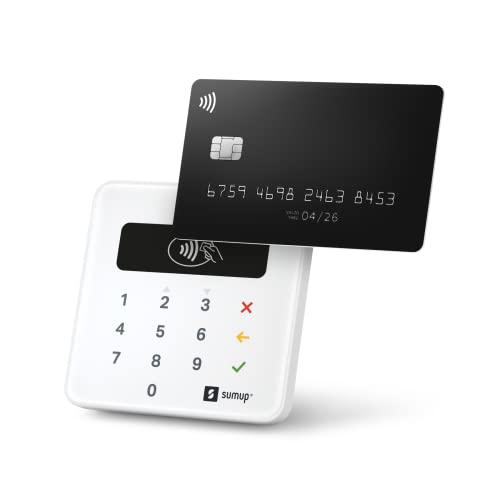 Sistema de comunicação móvel SumUp Air 1 Unidade(s) Preto, Prateado SUMUP - Terminais de cartão de crédito - preto, prateado, metal, plástico, android, ios