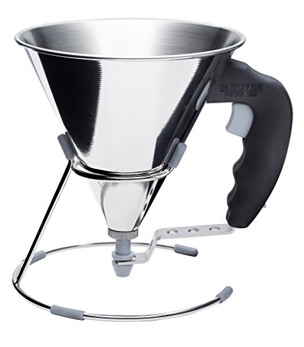 Funil de Cozinha BUYER 335300 (Inox - 15cm) DE BUYER - Funis - inox, aço inoxidável, ganchos, fácil de limpar