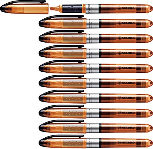 Marcadores Fluorescentes STABILO Navigator Laranja Stabilo - Marcadores e marcadores de texto - fluorescentes, ergonômico, ponta 3mm