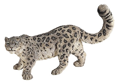 Figura de Brincar PAPO Animais Selvagens Leopardo do Neve (Idade Mínima Recomendada: 3 anos) Papo - Bonecos de ação e brinquedo - brincar, 10 cm, pvc, suporte